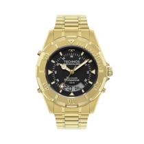 Relógio Masculino Technos Skydiver Dourado À Prova D'água 150M WT2050AF/1P Relógio Masculino Technos Skydiver Dourado À Prova D'água 150M WT2050AF/1P