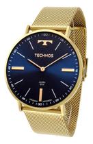 Relógio Masculino Technos Slim Dourado Loja Social Oficial Cor do fundo Azul 2025LTKS/4A Relógio Masculino Technos Slim Dourado Loja Social Oficial Cor do fundo Azul 2025LTKS/4A