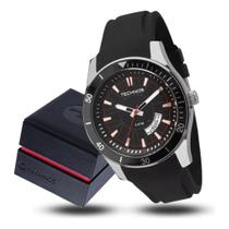 Relógio Masculino Technos Soul Preto Garantia 1 Ano Prateado