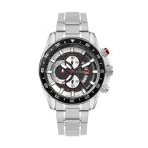 Relógio Masculino Technos Ts Carbon Prata À Prova D'água 100M OS1ABO/1P