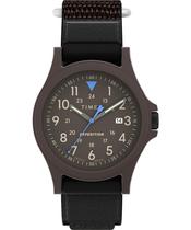 Relógio masculino Timex Expedition Acadia 40mm preto Fastwrap