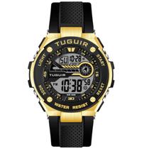 Relógio Masculino Tuguir Digital Tg293 Preto E Dourado