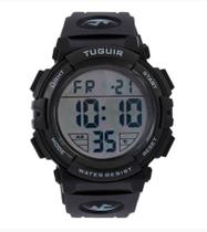 Relógio masculino tuguir tg132 esportivo digital preto discreto borracha