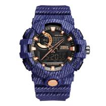 Relógio Masculino Weide Anadigi Wa3J8007 - ul E Rosé