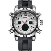 Relógio Masculino Weide AnaDigi WH-5205 - Preto e Branco