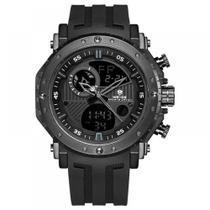 Relógio Masculino Weide AnaDigi WH6903 - Preto