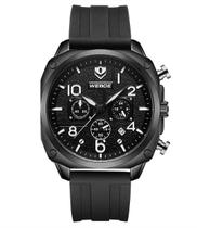 Relógio Masculino Weide Wd009B Borracha Cronógrafo Preto