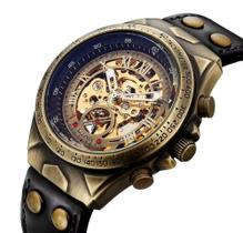 Relógio Masculino Winner Automático Pulseira de Couro Esportivo Relógio Masculino Winner Automático Pulseira de Couro Esportivo