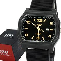 Relógio Masculino X-Watch Original Preto Prova D'água Garantia de 1 ano Relógio Masculino X-Watch Original Preto Prova D'água Garantia de 1 ano