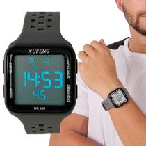 Relógio Masculino Xufeng Quadrado Com Cronometro Leve Otimo Para Academia Cronometrar os Exercicios