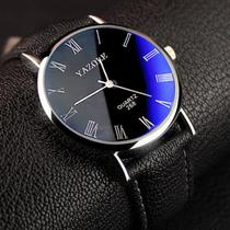 Relógio Masculino Yazole 268 Preto Azulado