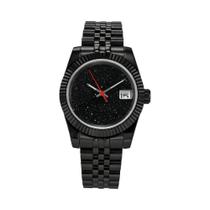 Relógio Mecânico Automático Black Malachite Starry Sky NH35 39/36mm Em Aço Inoxidável 316L Com Relógio Mecânico Automático Black Malachite Starry Sky NH35 39/36mm Em Aço Inoxidável 316L Com