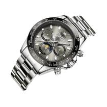 Relógio Mecânico Automático Clássico Masculino OLEVS 6654 À Prova D'Água Com Calendário De Fases Da