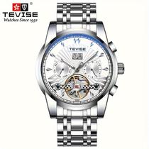 Relógio Mecânico Automático de Aço Inoxidável Elegante para Homens TEVISE Relógio Mecânico Automático de Aço Inoxidável Elegante para Homens TEVISE