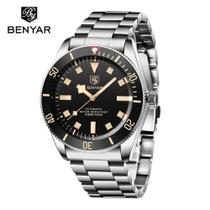 Relógio Mecânico Automático De Luxo Masculino À Prova d'Água Com Pulseira Luminosa BENYAR Relógio Mecânico Automático De Luxo Masculino À Prova d'Água Com Pulseira Luminosa BENYAR