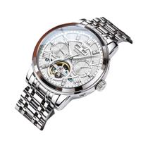 Relógio Mecânico Automático Masculino À Prova d'Água Com Esqueleto Luminoso OLEVS Calendário