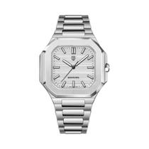 Relógio Mecânico Automático Masculino Quadrado De 37 Mm PAGANI DESIGN Vidro Safira Aço Inoxidável