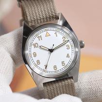Relógio mecânico do piloto 7120 enrolamento manual de 36 mm, estilo aviador retrô para homens Relógio mecânico do piloto 7120 enrolamento manual de 36 mm, estilo aviador retrô para homens