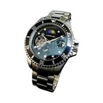 Relógio Mecânico Luxuoso Masculino AOKULASIC Clássico De Negócios Com Bezel Rotativo Tourbillon