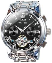 Relógio Mecânico OLEVS Tourbillon Automático Masculino