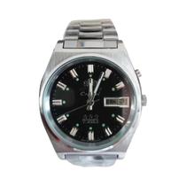 Relógio Mecânico Unissex Com Pulseira De Aço E Fecho Dobrável, Série De Tempo Mundial Completa Relógio Mecânico Unissex Com Pulseira De Aço E Fecho Dobrável, Série De Tempo Mundial Completa