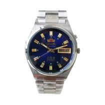 Relógio Mecânico Unissex Com Pulseira De Aço E Fecho Dobrável, Série Hora Mundial Com Funções