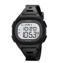 Relógio Menino Digital Skmei 2189 Resistente à água 5 ATM Branco Caixa em Resina Preto Pulseira de Borracha Visor Acrílico Quadrado Fivela Bateria Relógio Menino Digital Skmei 2189 Resistente à água 5 ATM Branco Caixa em Resina Preto Pulseira de Borracha Visor Acrílico Quadrado Fivela Bateria