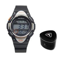 Relógio Menino Digital Tuguir TG30348 Resistente à água 5 ATM Preto e Branco Caixa em Resina Preto Pulseira de Borracha Visor Acrílico Redondo Fivela Relógio Menino Digital Tuguir TG30348 Resistente à água 5 ATM Preto e Branco Caixa em Resina Preto Pulseira de Borracha Visor Acrílico Redondo Fivela