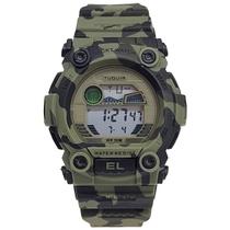 Relógio Menino Digital Tuguir TG30349 Resistente à água 5 ATM Camuflado e Branco Caixa em Resina Verde Camuflado Pulseira de Borracha Visor Acrílico Relógio Menino Digital Tuguir TG30349 Resistente à água 5 ATM Camuflado e Branco Caixa em Resina Verde Camuflado Pulseira de Borracha Visor Acrílico