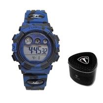 Relógio Menino Tuguir Digital TG30346 Azul Camuflado