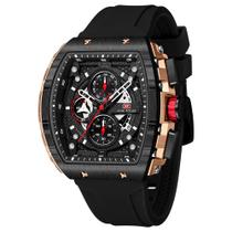 Relógio MF MINI FOCUS Fashion Tonneau Chrono Waterproof Masculino Relógio MF MINI FOCUS Fashion Tonneau Chrono Waterproof Masculino