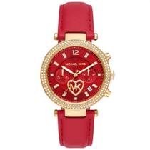 Relógio MICHAEL KORS couro vermelho feminino MK2992/0RN