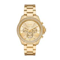Relógio Michael Kors Wren Chronograph Gold-Tone MK7428 feminino