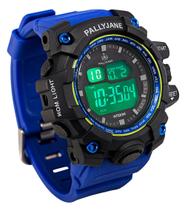 Relógio Militar Azul Royal Redondo Resistente Impacto 2025