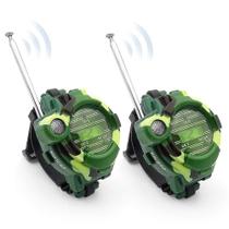 Relógio militar de camuflagem para crianças Walkie Talkies L