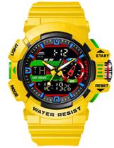 Relógio militar esportivo masculino Carlien Dual Display 50m WR Relógio militar esportivo masculino Carlien Dual Display 50m WR