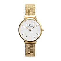 Relógio Minimalista Feminino Dourado Chelsea Gold 32mm