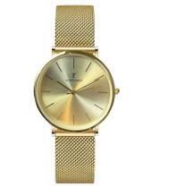 Relógio Minimalista Feminino Santorini Coleção Essence Gold Relógio Minimalista Feminino Santorini Coleção Essence Gold