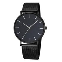 Relógio Minimalista Masculino Casual De Malha Ultrafina Inox