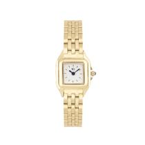 Relógio Minimalista Quadrado Dourado Feminino Boxy Gold Saint Germain