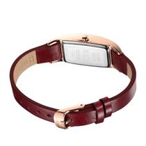 Relógio mod 3921l caixa ouro rosa, mostrador branco, pulseira vermelha