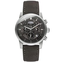 Relógio mod d6860g caixa prata fosca, mostrador cinza, pulseira cinza (mostrador novo)