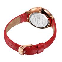 Relógio mod s6606l caixa ouro rosa, mostrador vermelho, pulseira vermelha Relógio mod s6606l caixa ouro rosa, mostrador vermelho, pulseira vermelha