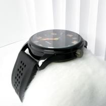 Relógio moderno modelo losango masculino pulseira silicone moderno - Filó modas