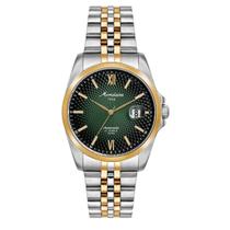 Relógio Mondaine 1954 Automático Bicolor Verde 32993gpmvba3 - Prateado - Dourado - Verde Militar Relógio Mondaine 1954 Automático Bicolor Verde 32993gpmvba3 - Prateado - Dourado - Verde Militar