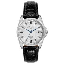 Relógio MONDAINE 1954 automático prateado couro 32993G0MVNC7 Relógio MONDAINE 1954 automático prateado couro 32993G0MVNC7
