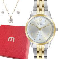 Relógio Mondaine Analógico Feminino Prata 1 Ano De Garantia