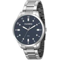 Relógio MONDAINE azul prata masculino 53599G0MVNE2