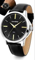 Relógio Mondaine De Pulso Masculino Social Elegante Casual Original A Prova Da Água em 5 ATM