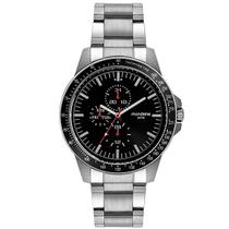 Relógio Mondaine Feixo Metal Luxo Masculino Adulto - Ref 99648